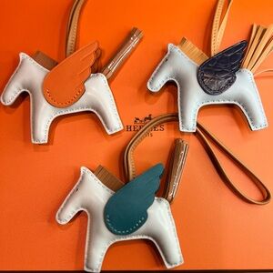 Lambskin Horse Pegasus Bag Charm